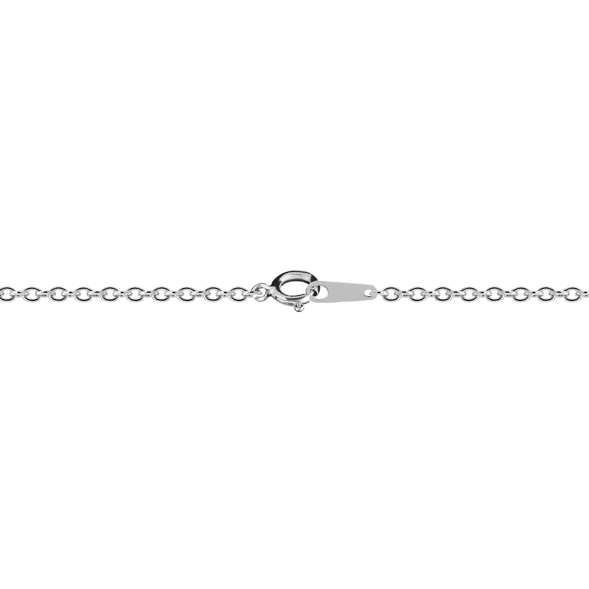 Holy Communion Disc Pendant Necklace .925 Sterling Silver White Size 18" - Image 3