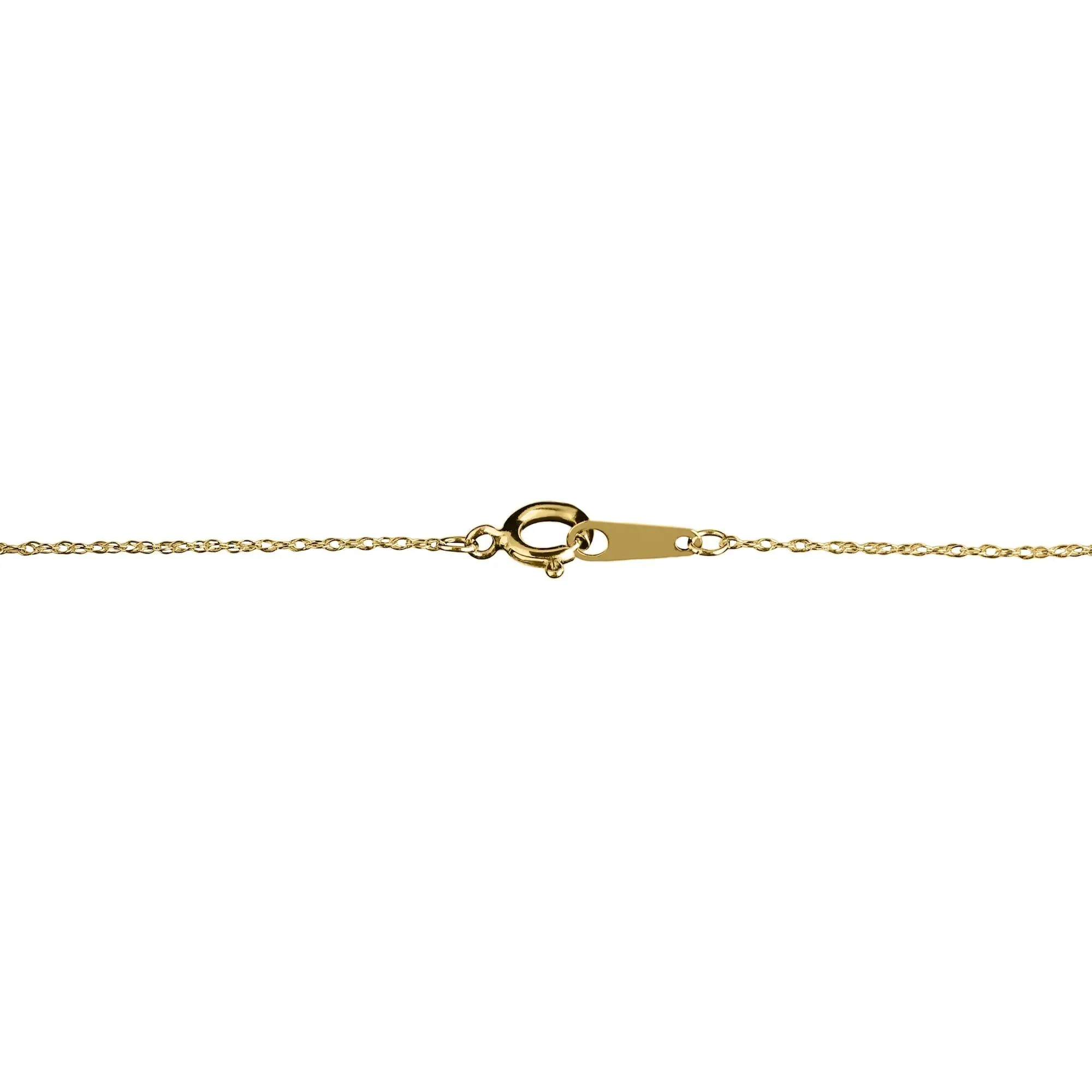 Heart Locket Necklace 14K Yellow Gold Size 18" - Image 4