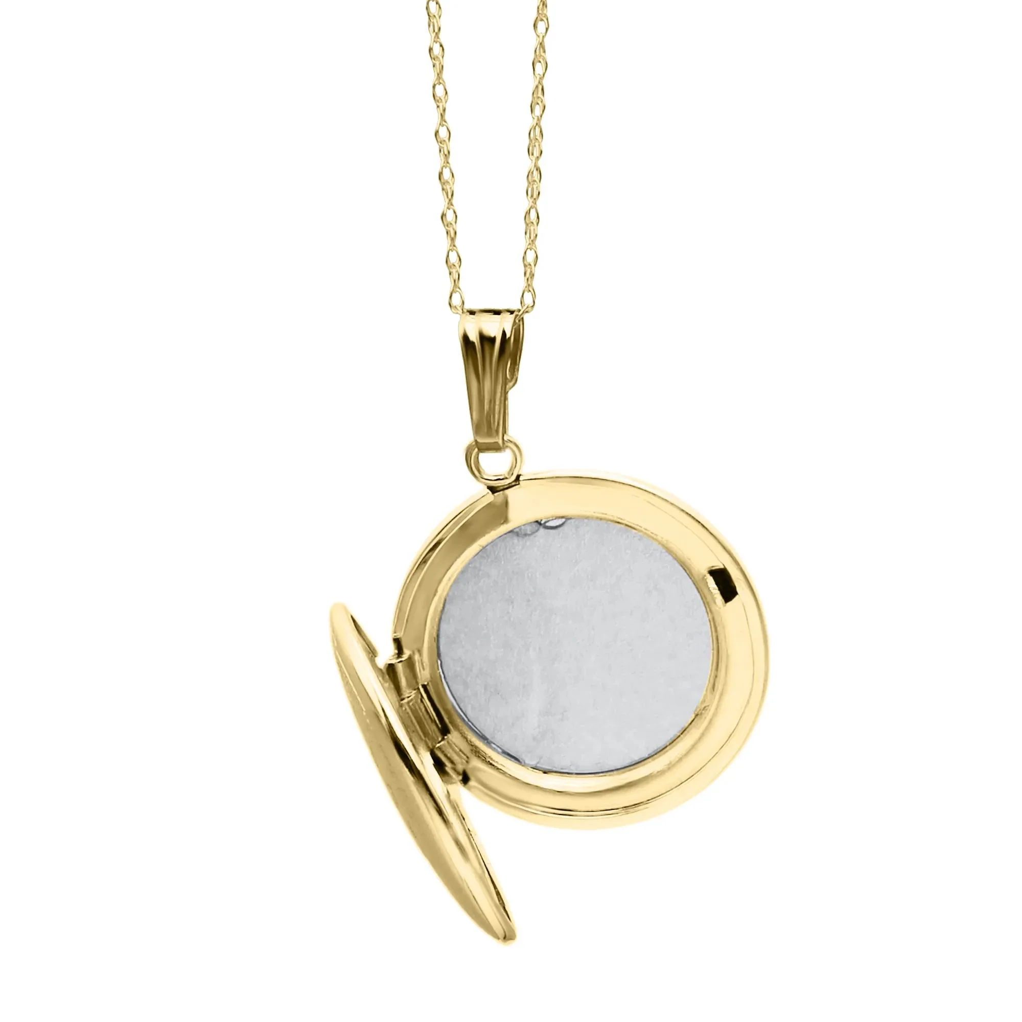 Tree of Life Locket Necklace 14K Yellow Gold Size 18" - Image 3