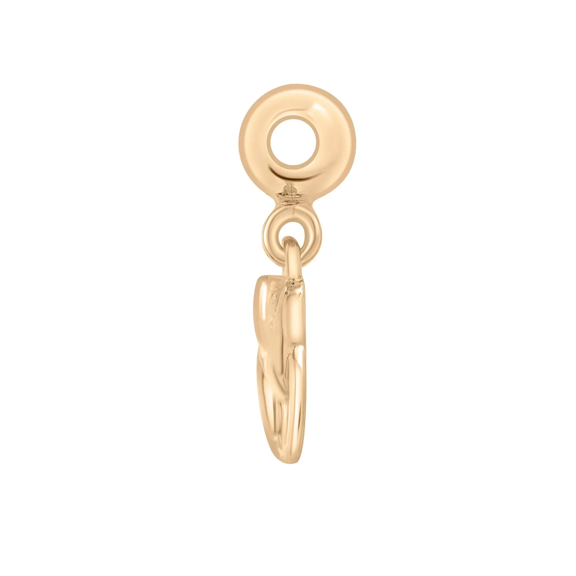 Cowboy Hat Bead Charm Vermeil Yellow Size 10.50mm - Image 6