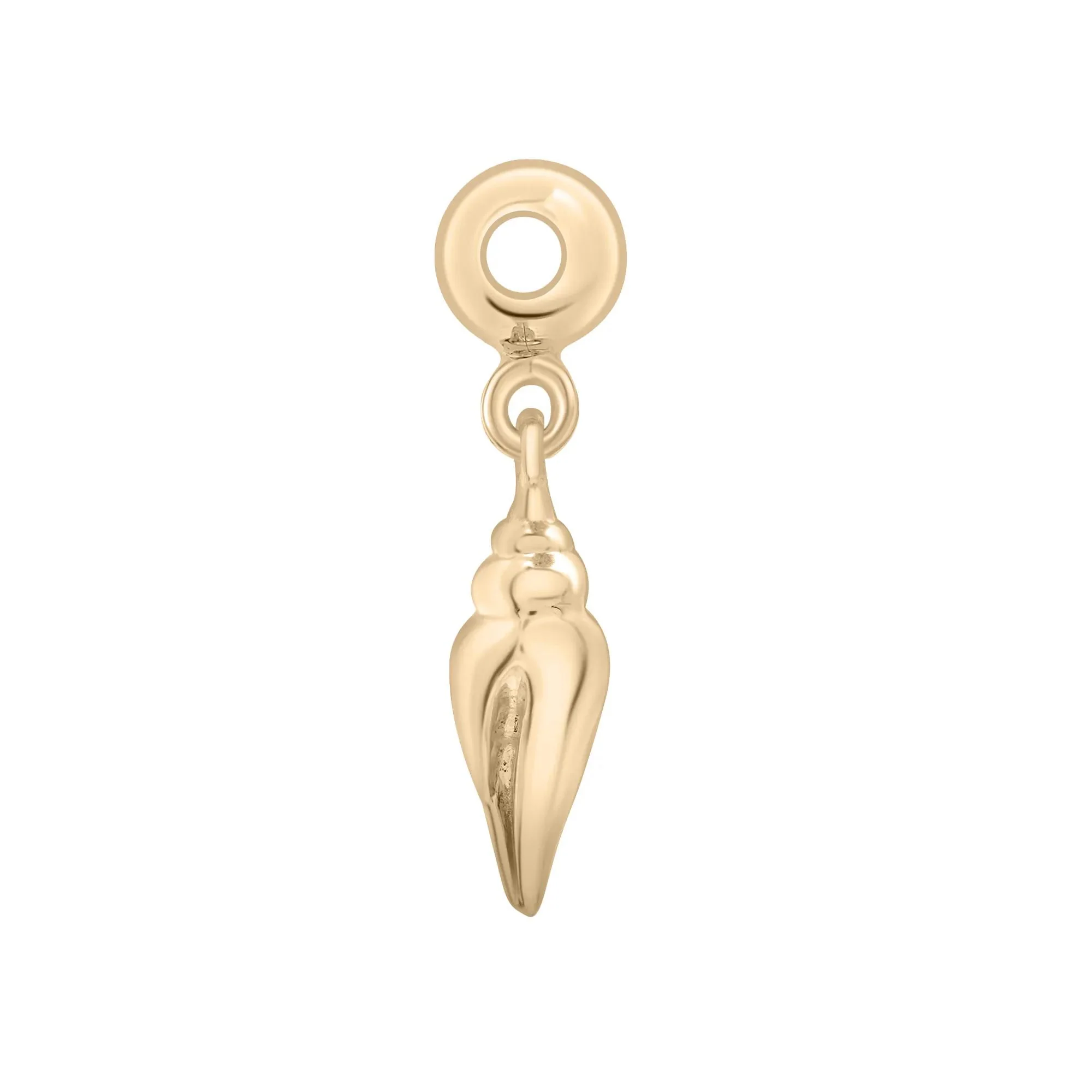 Conch Shell Bead Charm Vermeil Yellow Size 15.00mm - Image 6