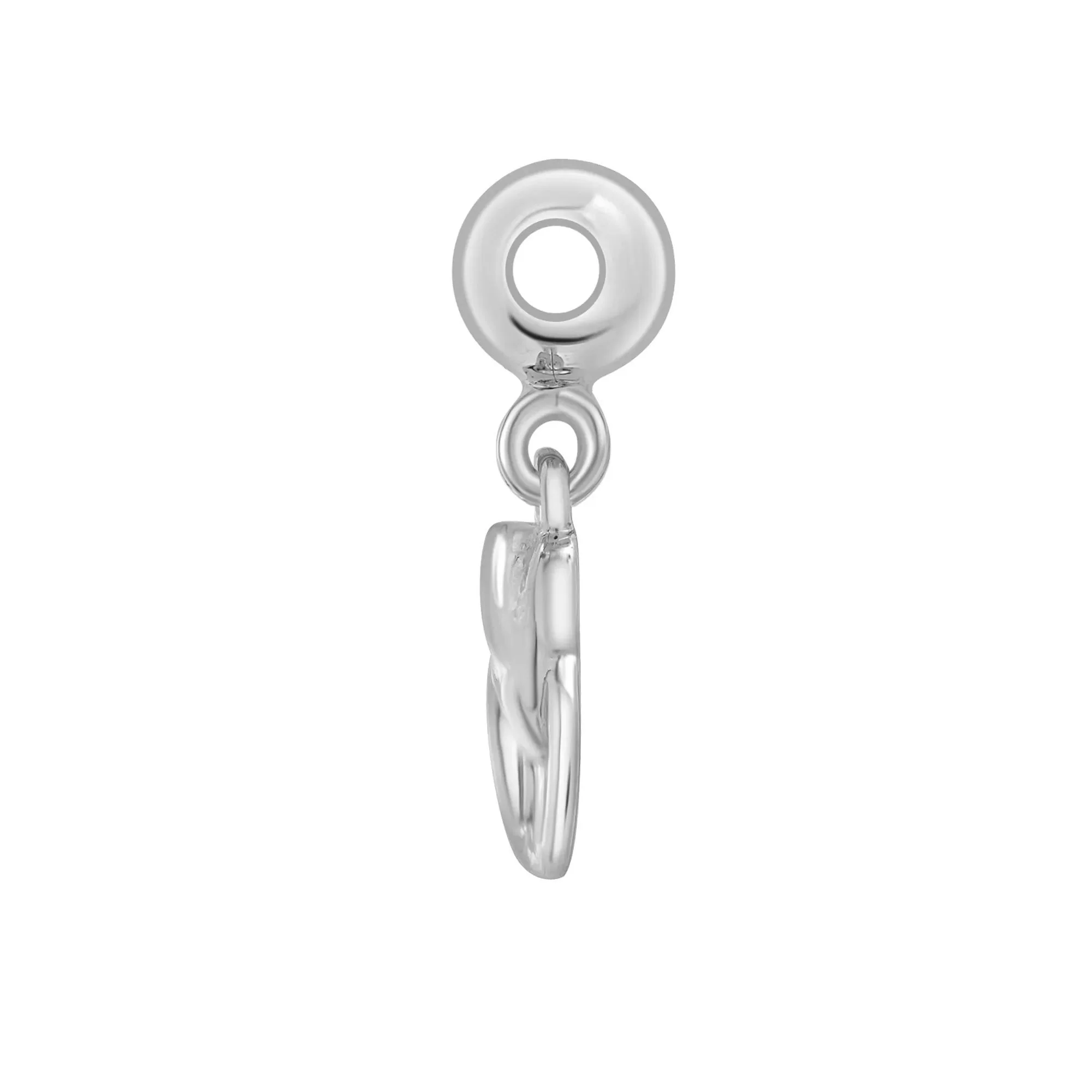 Cowboy Hat Bead Charm .925 Sterling Silver White Size 10.50mm - Image 6