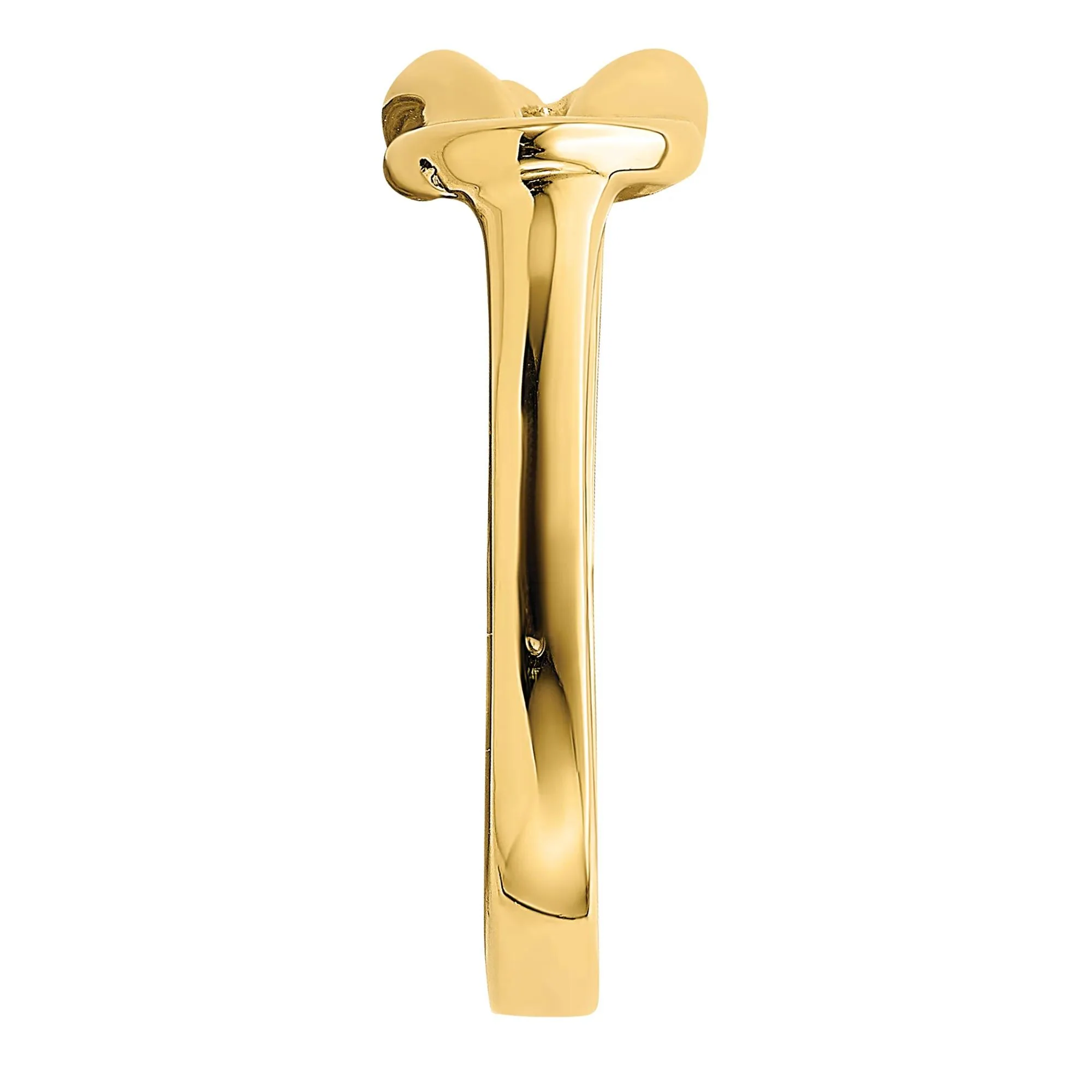 Knot Ring 14K Yellow Gold Size 6.5 - Image 2