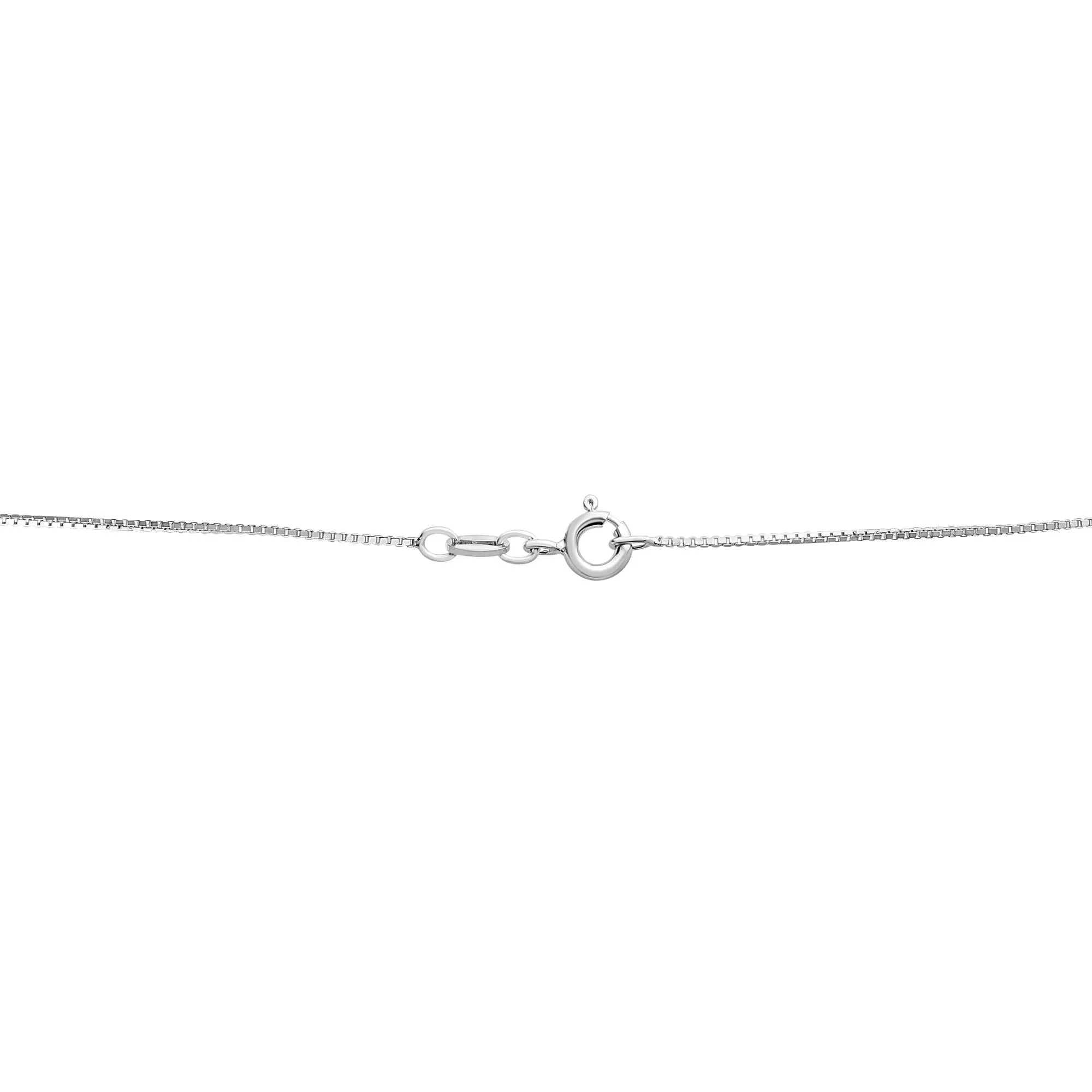 1/7 CT. Tw. Pear-Shaped Onyx Pendant Necklace with Black and White Diamonds .925 Sterling Silver Size 18" - Image 4