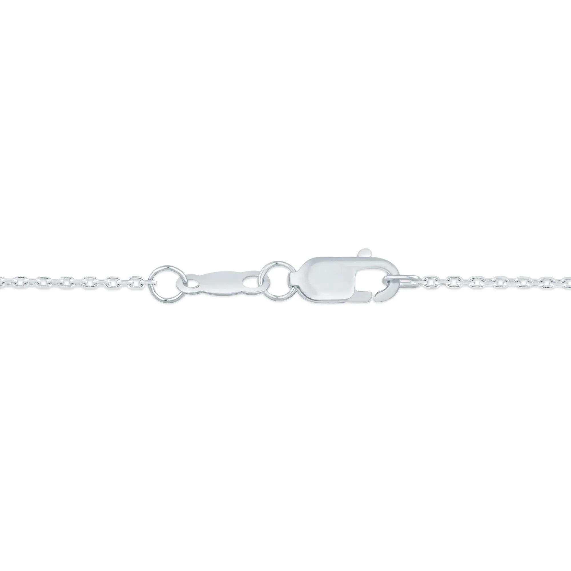 3/8 CT. Tw. Diamond Necklace 10K White Gold Size 18" - Image 2