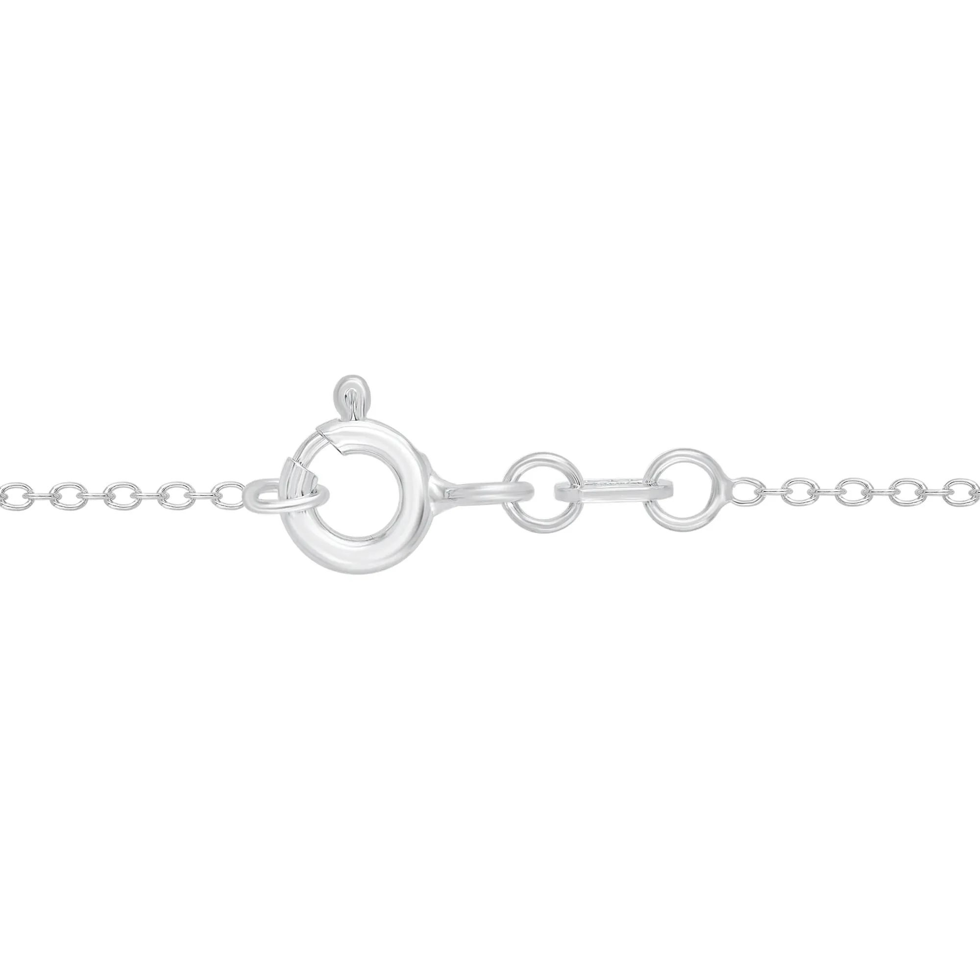 1/2 CT. Tw. Diamond Graduated Necklace 10K White Gold Size 14" - Image 3