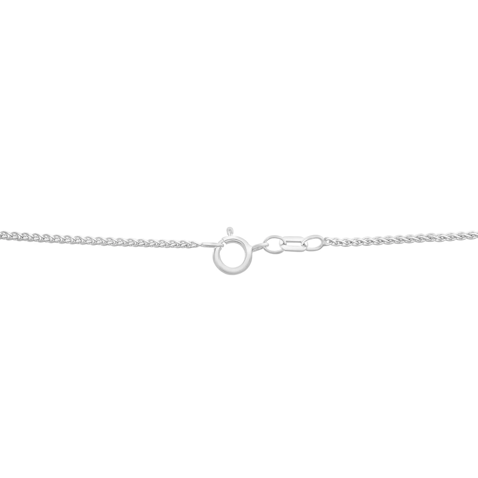 2 CT. Tw. Diamond Cluster Necklace 10K White Gold Size 17" - Image 4