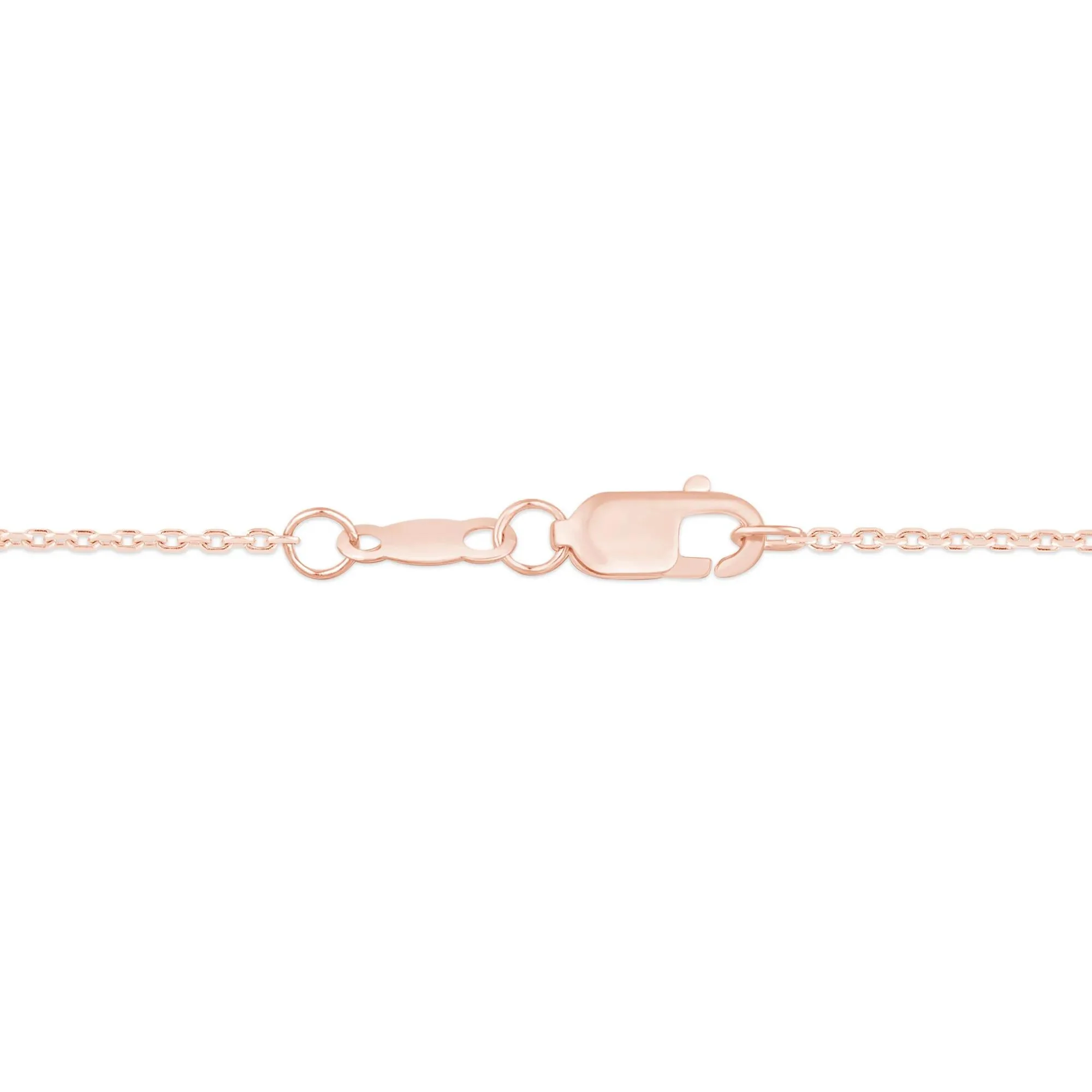 1/5 CT. Tw. Diamond Pendant Necklace 10K Rose Gold Size 18" - Image 3