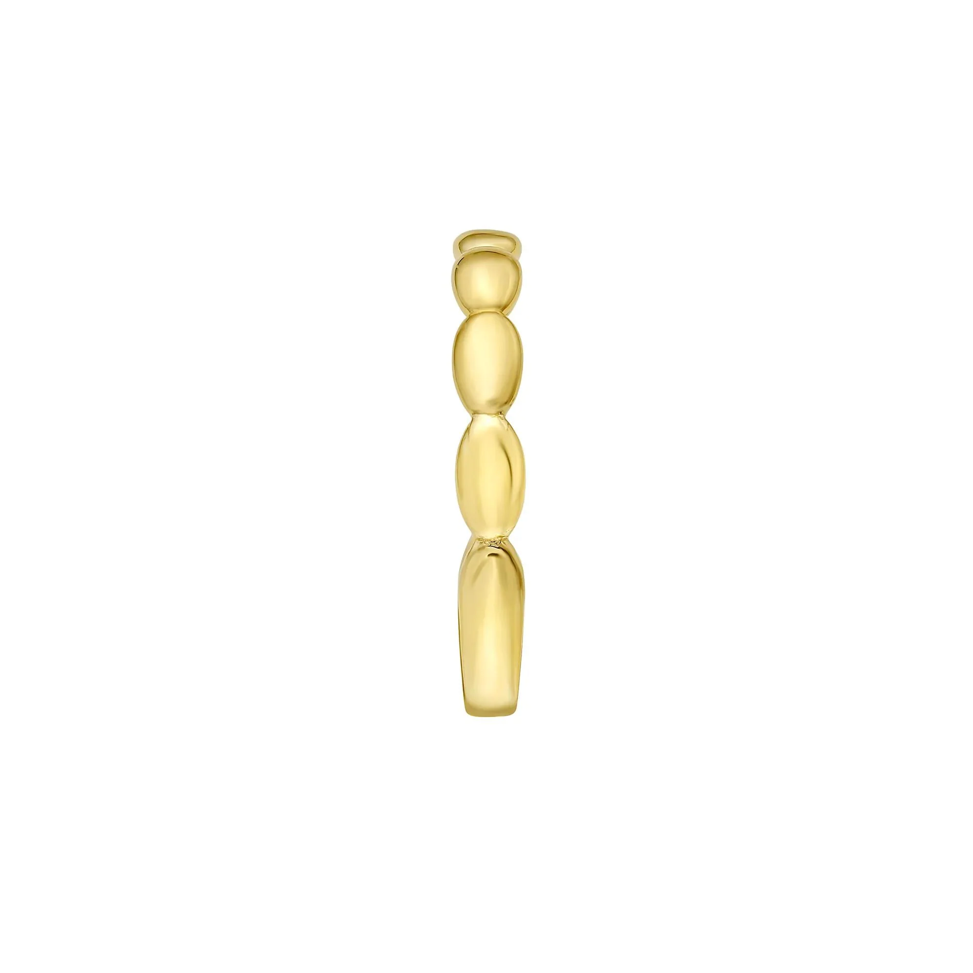 Twist Band Ring 14K Yellow Gold Size 7.5 - Image 3