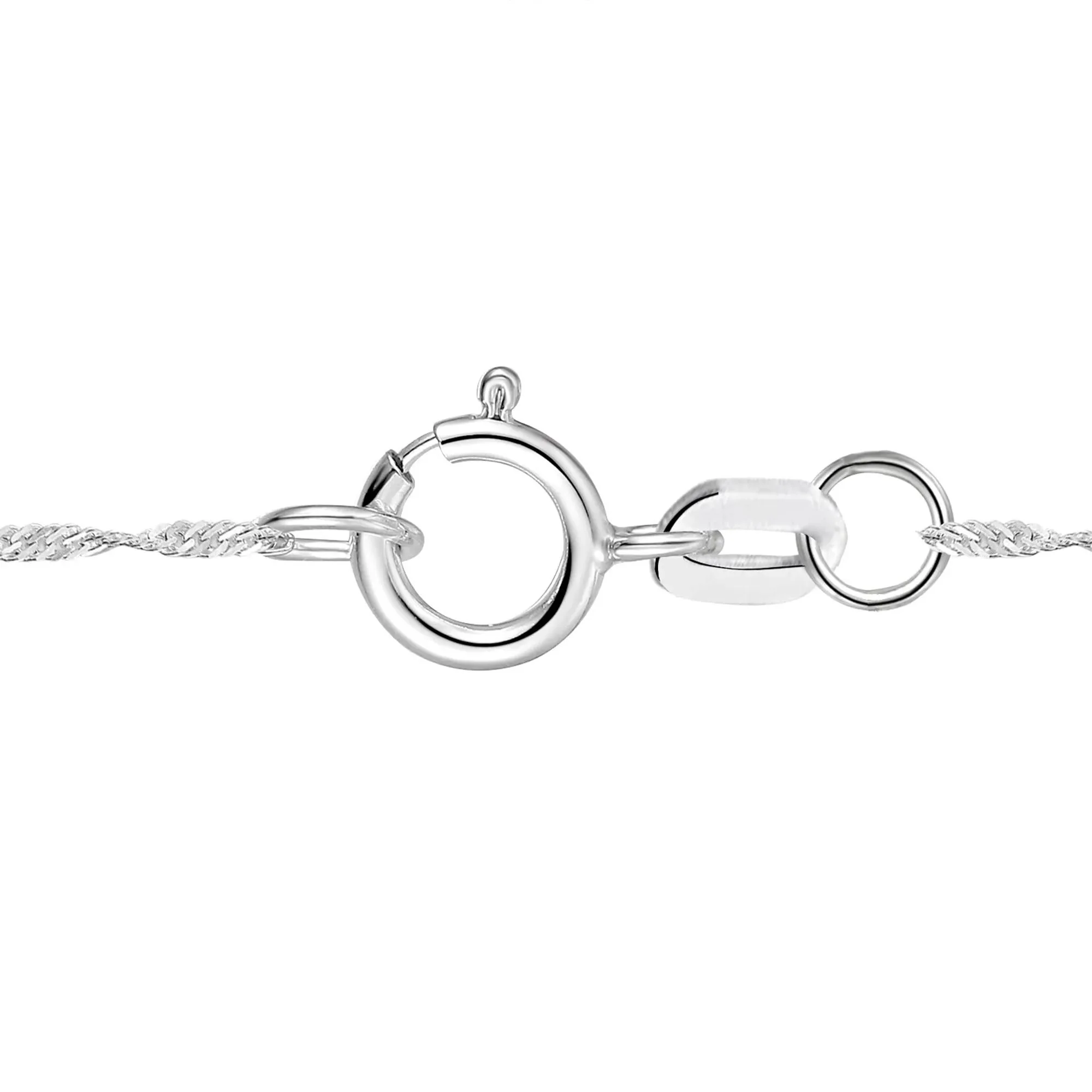 1/4 CT. Tw. Diamond Three-Row Pendant Necklace 10K White Gold Size 18" - Image 3