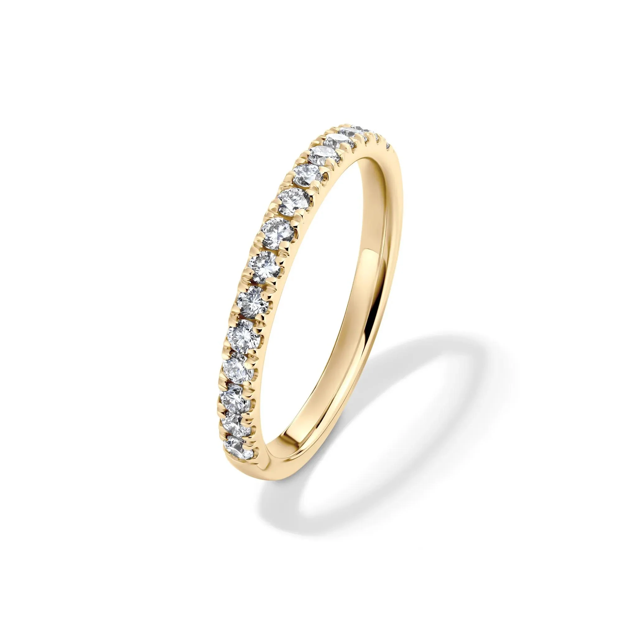 5 CT. Tw. Lab Grown Diamond Elongated Cushion Bridal Set 14K Yellow Gold Ring Size 7 2mm - Image 5