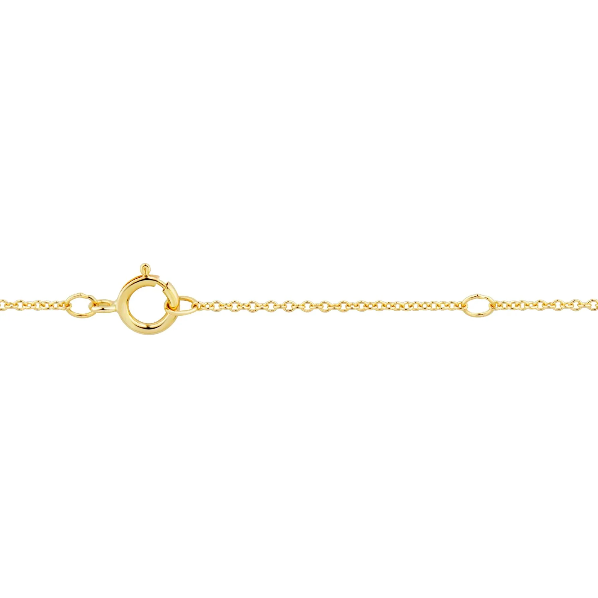 1/2 CT. Tw. Lab Grown Diamond Mixed-Shape Drop Pendant Necklace 14K Yellow Gold Size 17" - Image 3