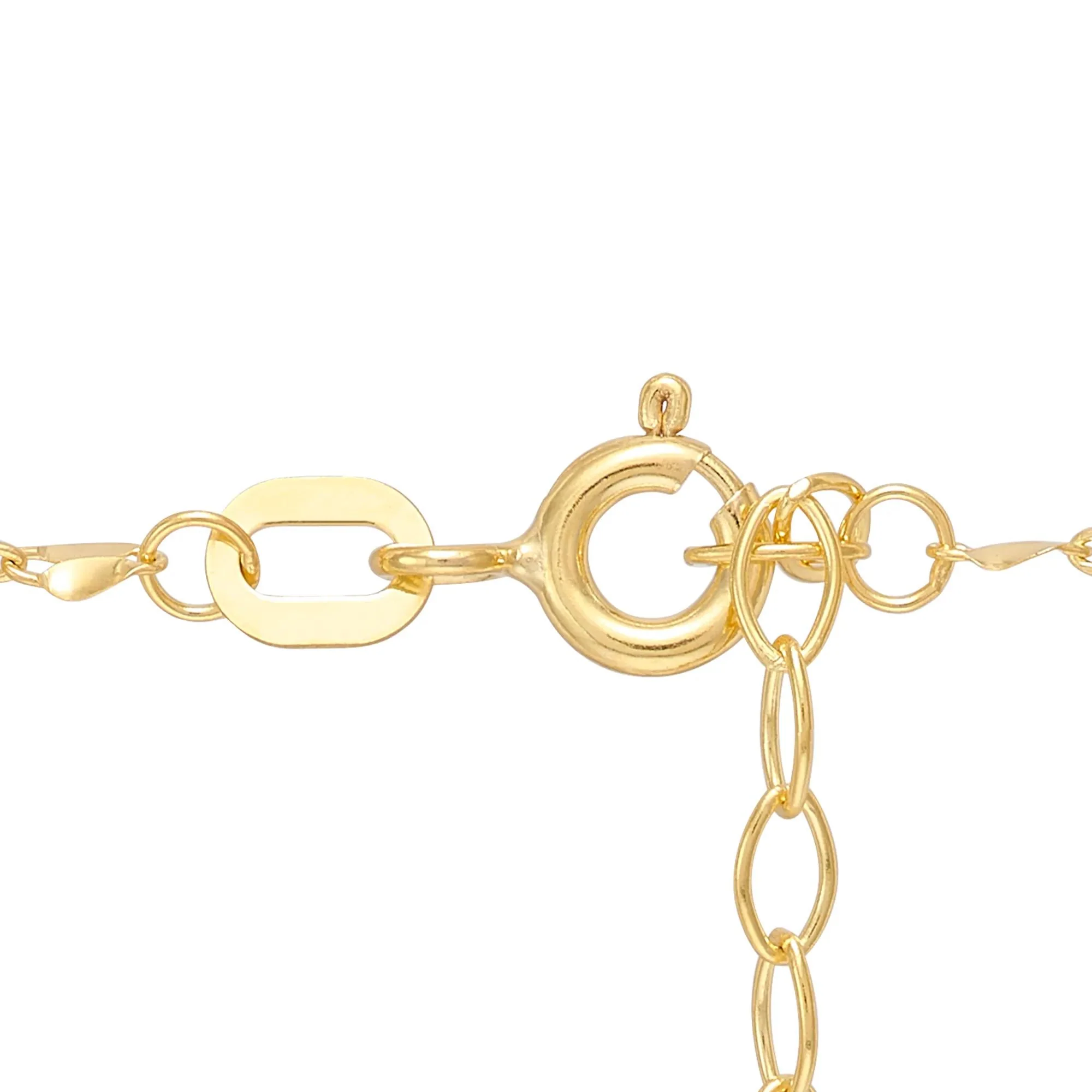 Mirror Chain Necklace 14K Yellow Gold Size 18" - Image 2