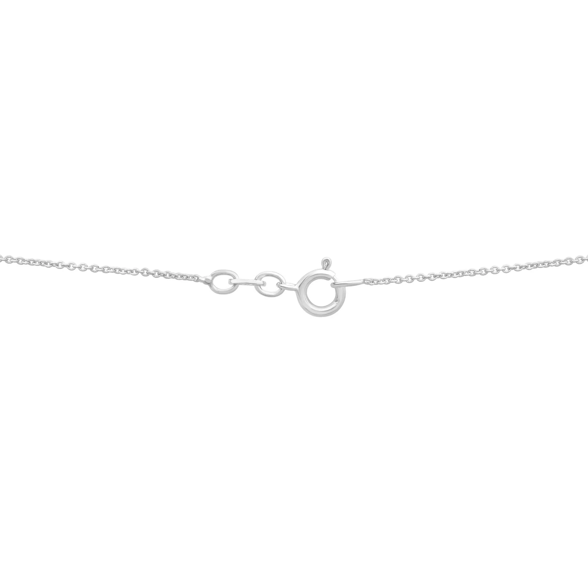 Lab-Created Ruby and Diamond Accent Pendant Necklace & Earrings Boxed Set .925 Sterling Silver White Size 18" - Image 5