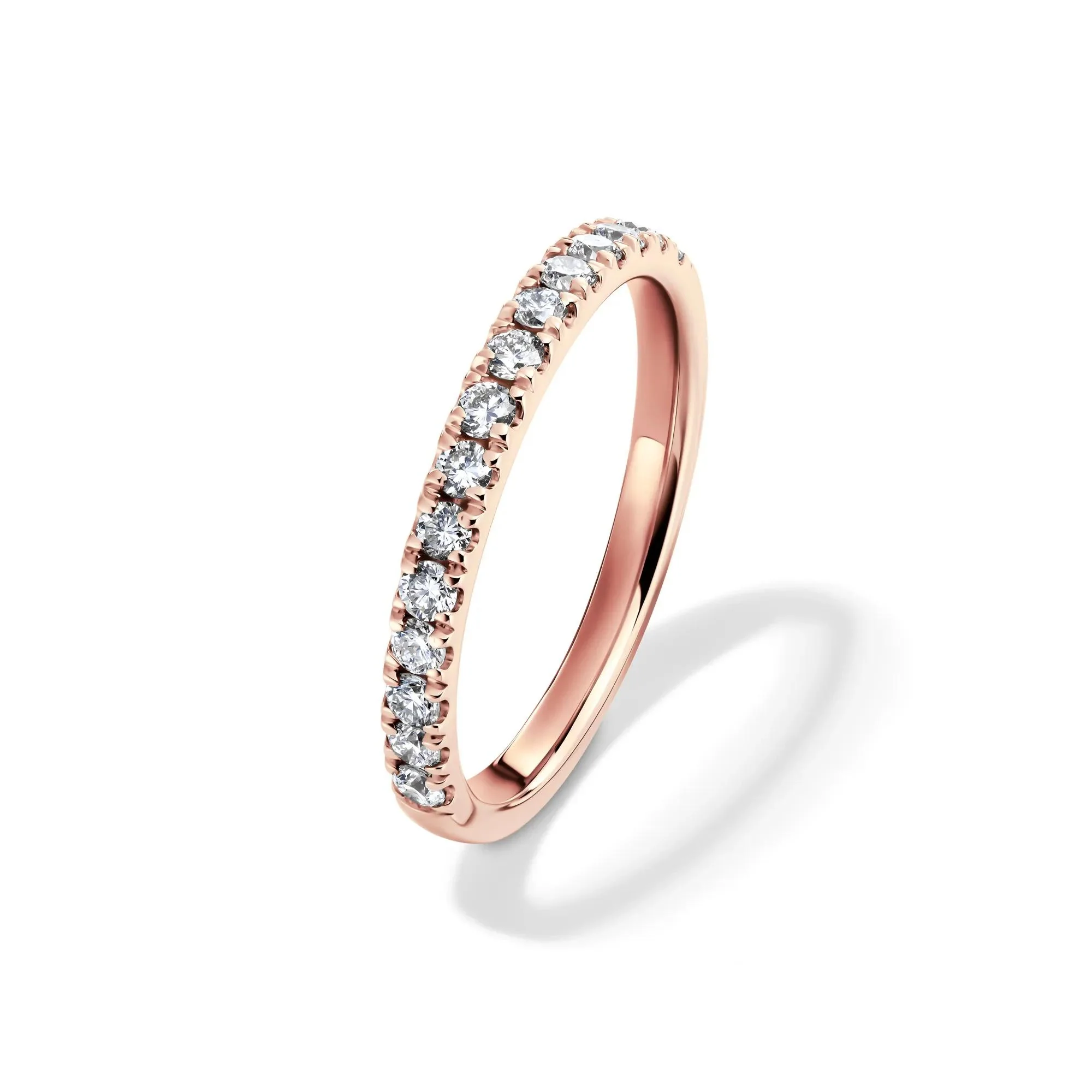 5 CT. Tw. Lab Grown Diamond Elongated Cushion-Cut Bridal Set 14K Rose Gold Ring Round Brilliant Cut Size 6.5 2mm - Image 6