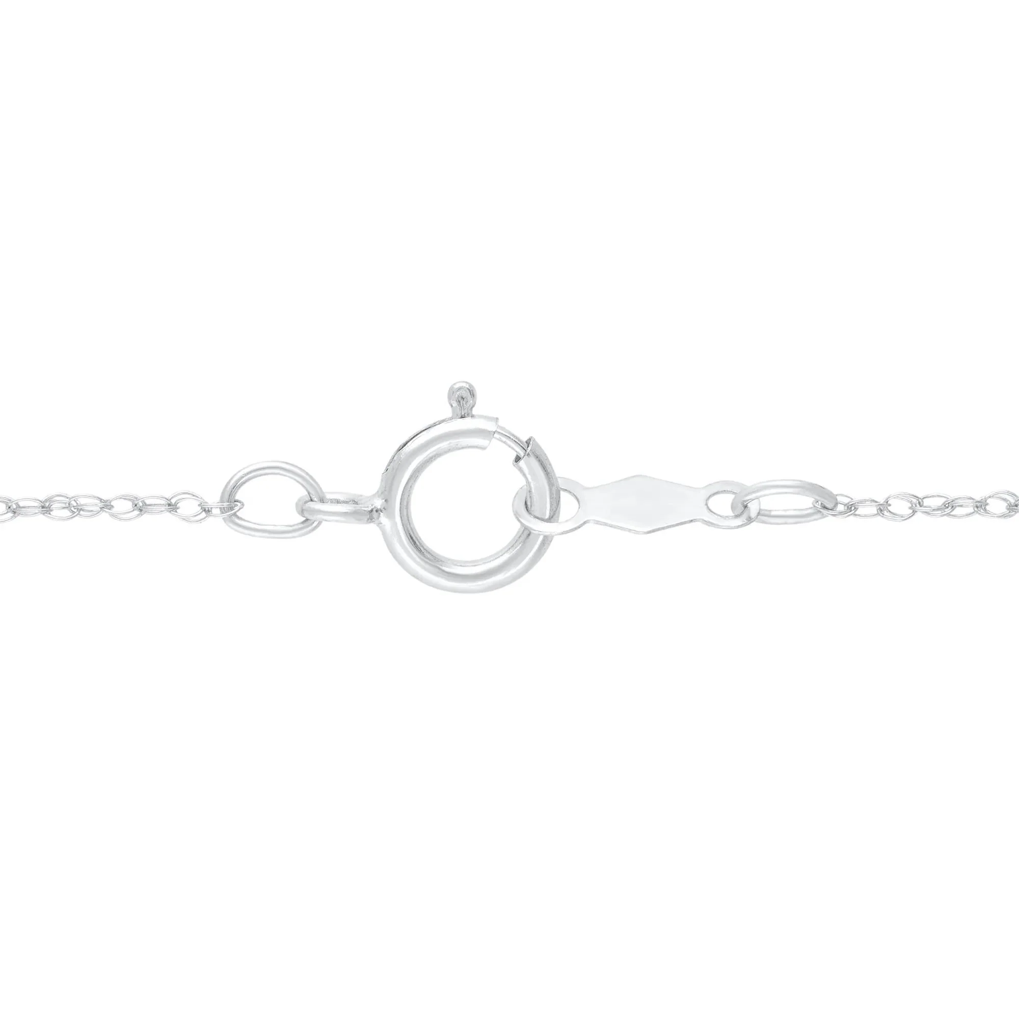 1/7 CT. Tw. Diamond Cross Pendant Necklace 10K Yellow & White Gold Size 18" - Image 3