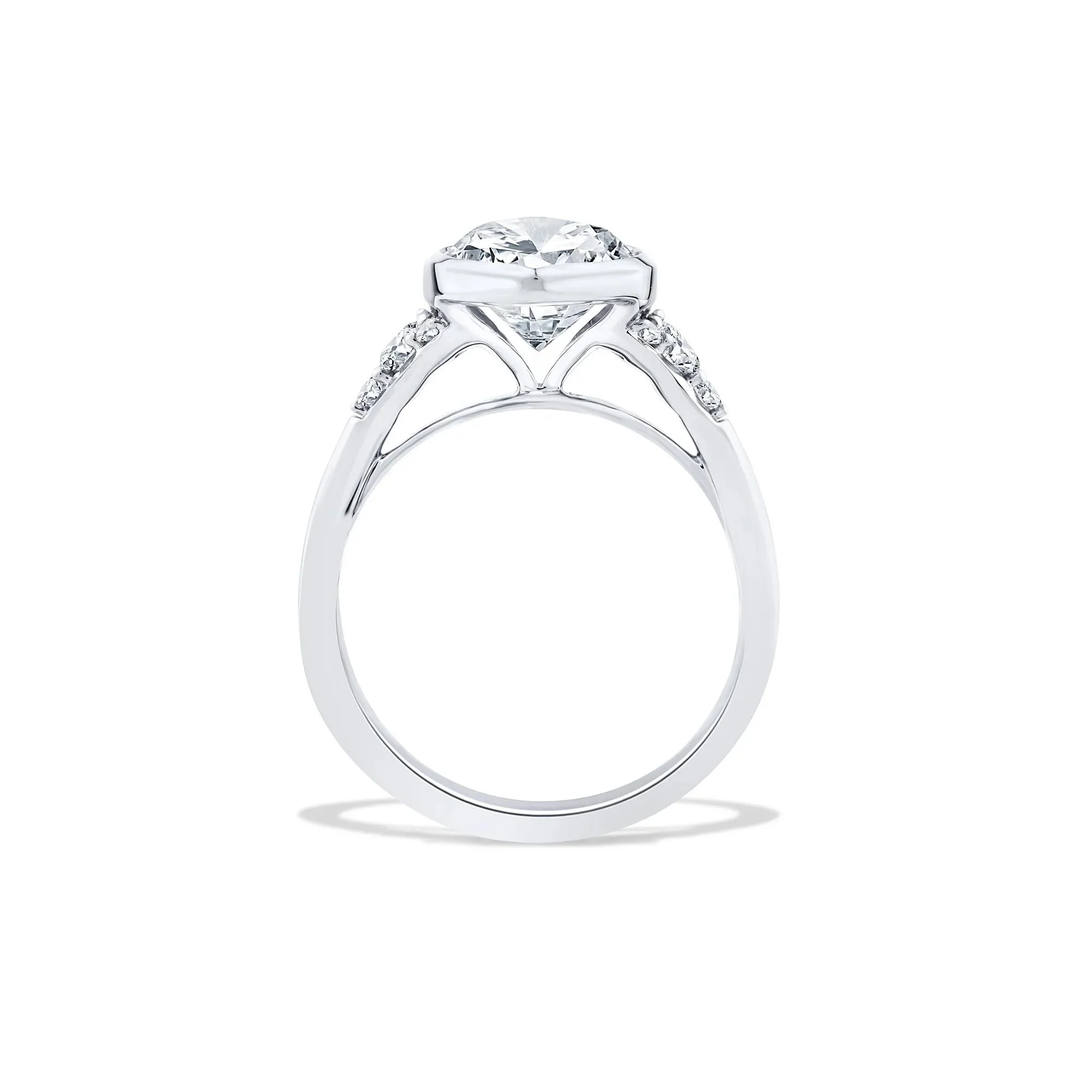 4 1/4 CT. Tw. Lab Grown Diamond Marquise-Cut Engagement Ring 14K White Gold Size 7.5 - Image 2
